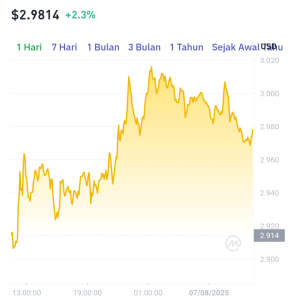 XRP Menggila! Harga Hampir Sentuh $3, Siap Pecahkan Rekor Lama?