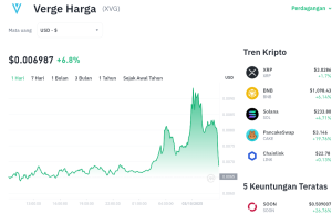 Verge Bangkit! XVG Melonjak 42% dalam Seminggu, Apa Pemicunya?