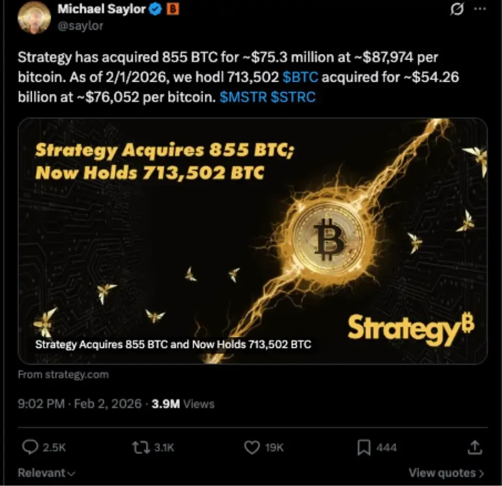 Sinyal Misterius Michael Saylor: Strategy Borong atau Lepas Bitcoin Lagi?