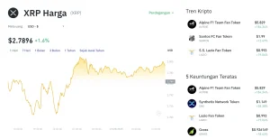 Wasir Aset Kripto: Harga XRP Anjlok 4% Lebih, Investor Panik Jual Massal?