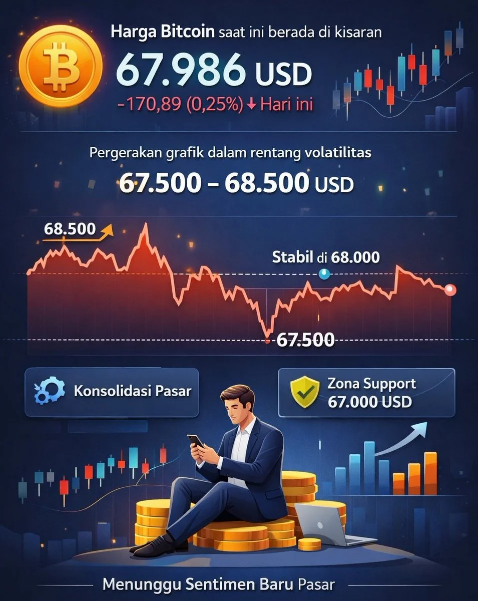 Bitcoin Menguat Tipis ke $63.446: Tanda Stabilitas atau Hanya Rebound Sementara?
