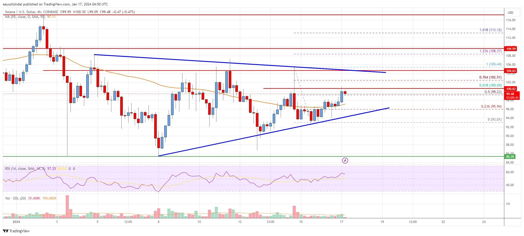 Menggila di Pasar Kripto: Solana (SOL) Gebrak $105, Momentum Bullish Makin Tak Terbendung!
