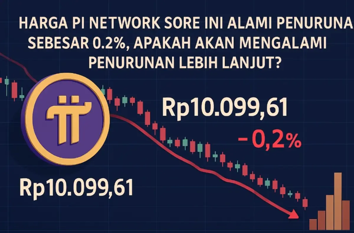 PI Network Tertekan: Harga Anjlok 2,70% ke $0,0868 Akibat Likuiditas Tipis, Investor Waspada!