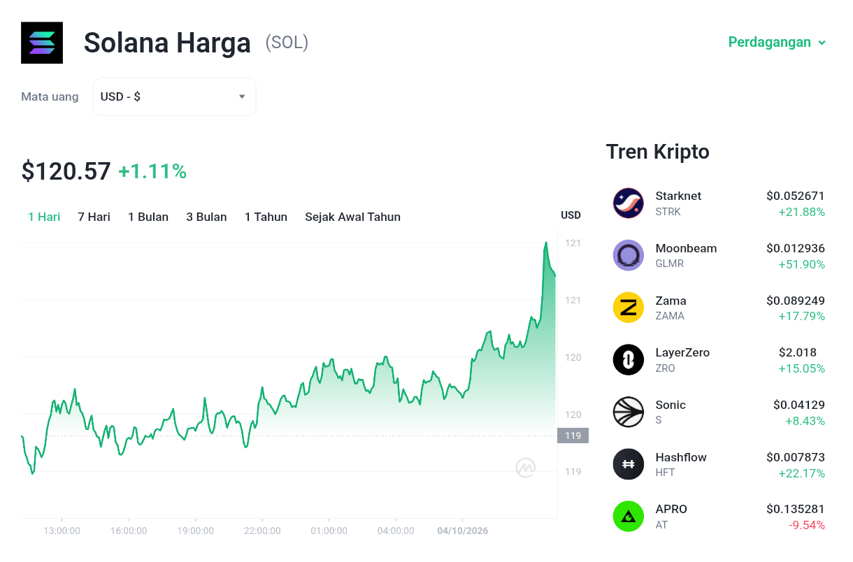 Solana Rebound! Akankah Level $120 Jadi Batu Loncatan Baru?
